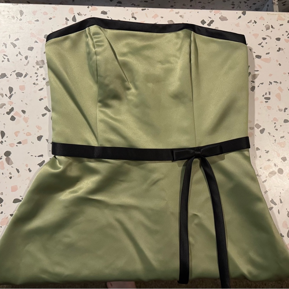Scott McClintock Strapless Green Dress
